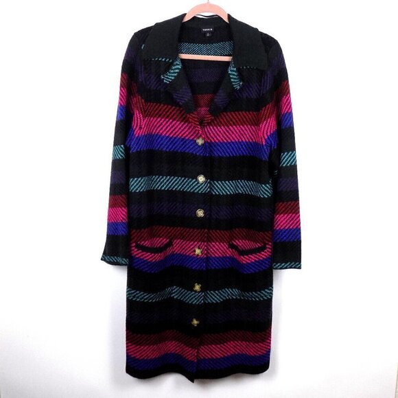 Torrid Cardigan Sweater Long Line Button-up Plus Size 2X Multi Color - Picture 3 of 6